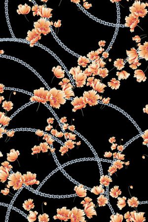 莫妮卡-大牌华亿平台印花华亿平台图片