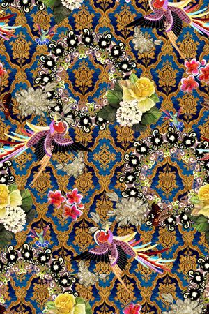 民族风印花华亿平台图片