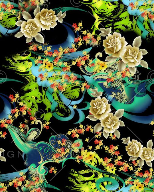 莫妮卡-大牌华亿平台印花华亿平台图片