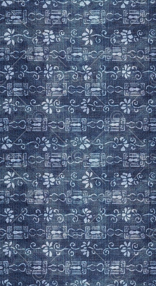 民族花纹印花华亿平台图片