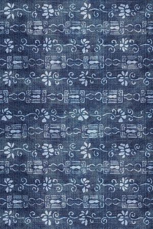 民族花纹印花华亿平台图片