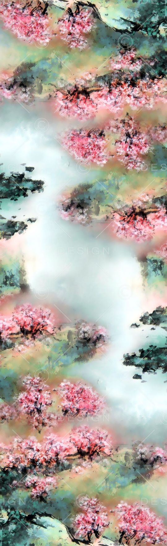 桃花印花华亿平台图片