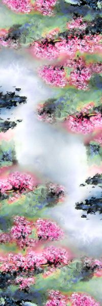 桃花印花华亿平台图片