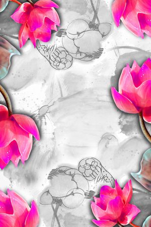 围巾印花华亿平台图片