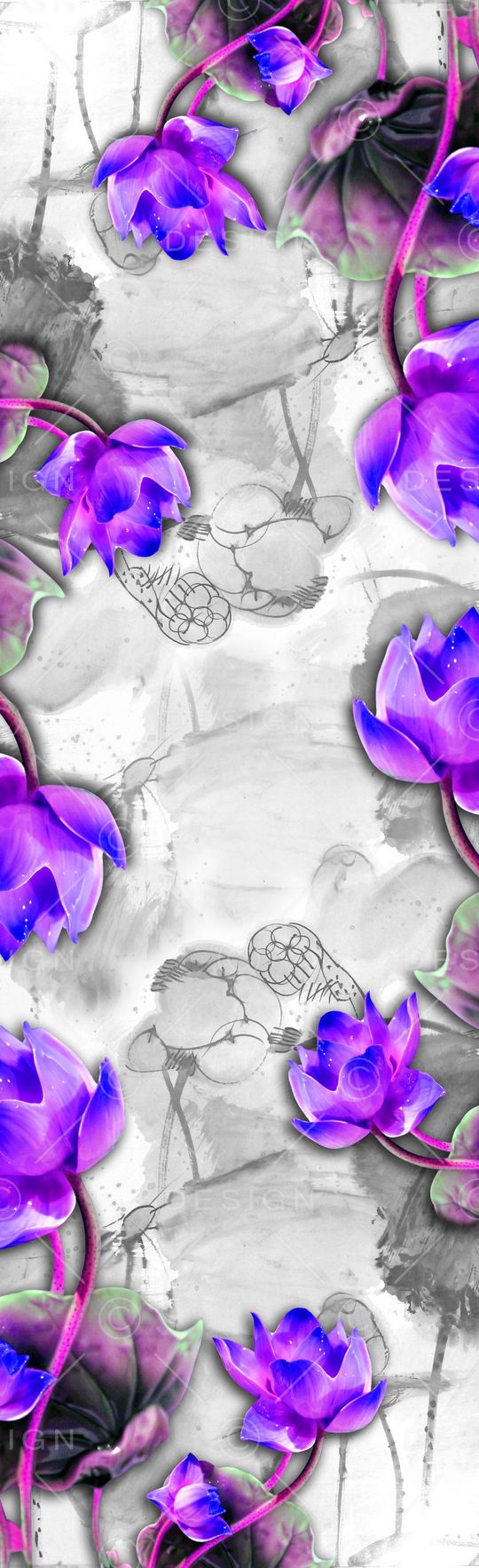 围巾印花华亿平台图片