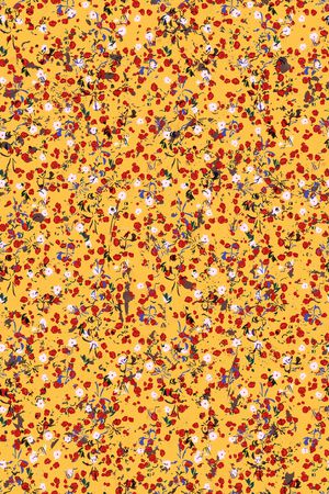 小碎花印花华亿平台图片