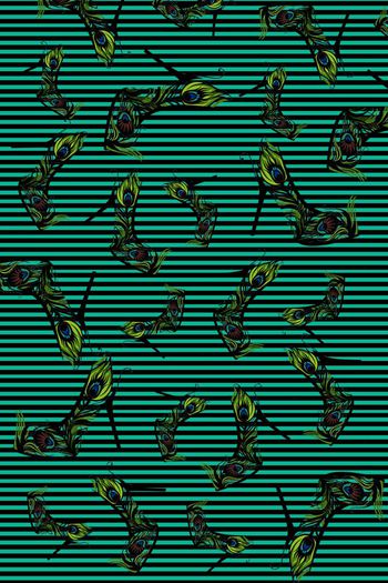 性感的高跟鞋印花华亿平台图片