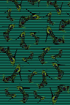 性感的高跟鞋印花华亿平台图片