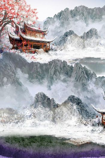 风景印花华亿平台图片