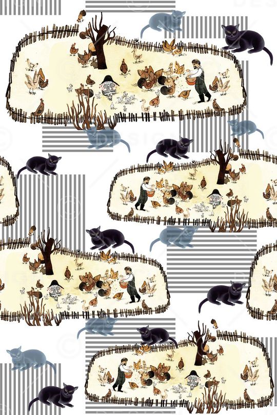 田园印花华亿平台图片