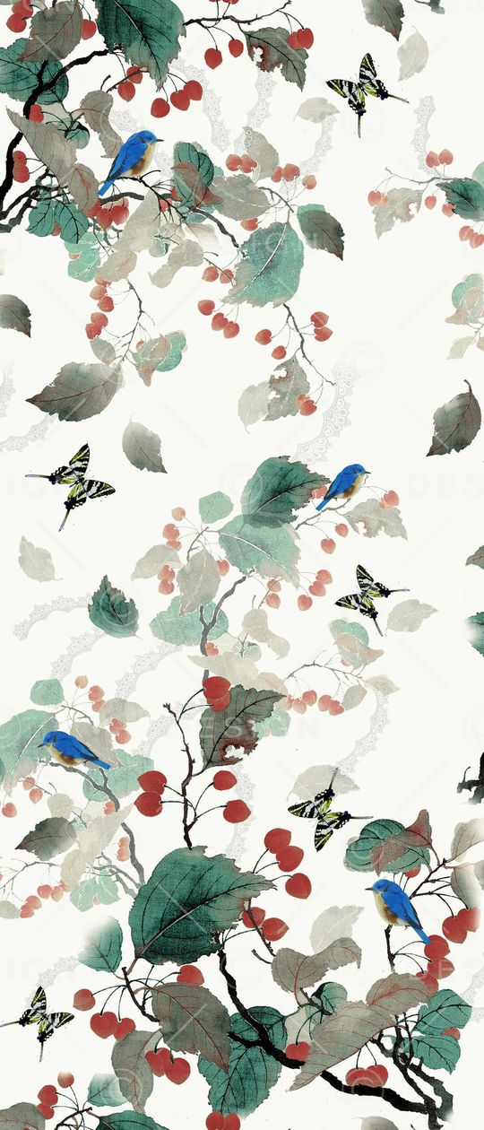 中国风印花华亿平台图片