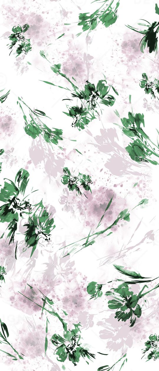 抽象花卉印花华亿平台图片