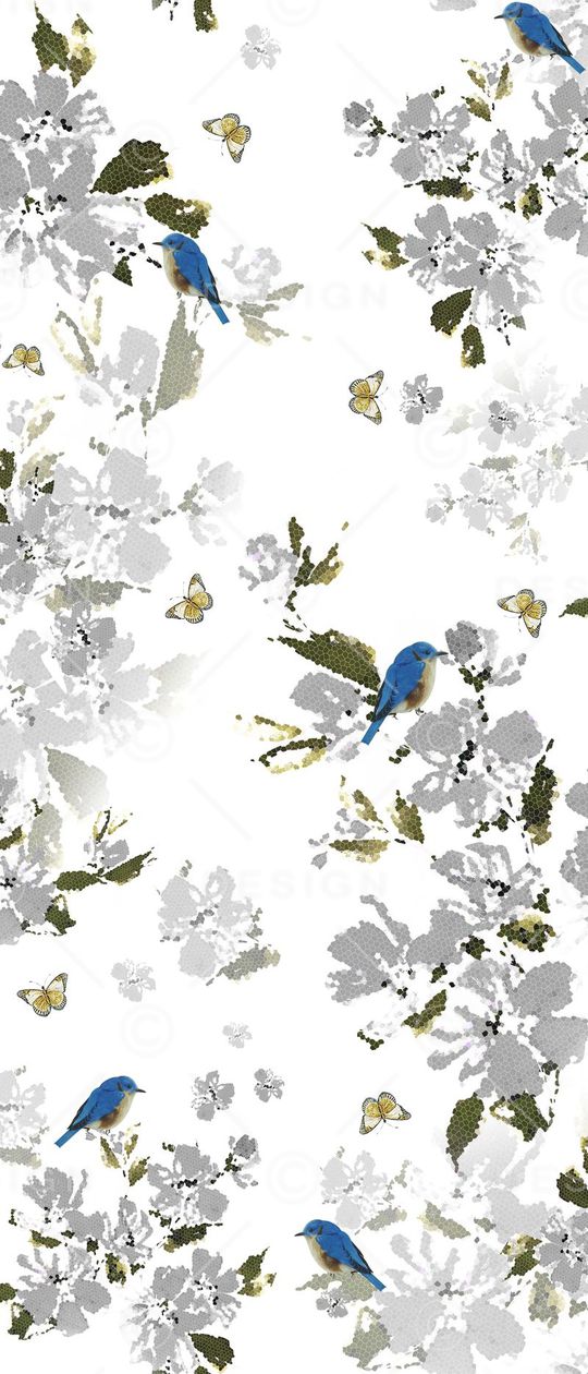 肌理花卉印花华亿平台图片