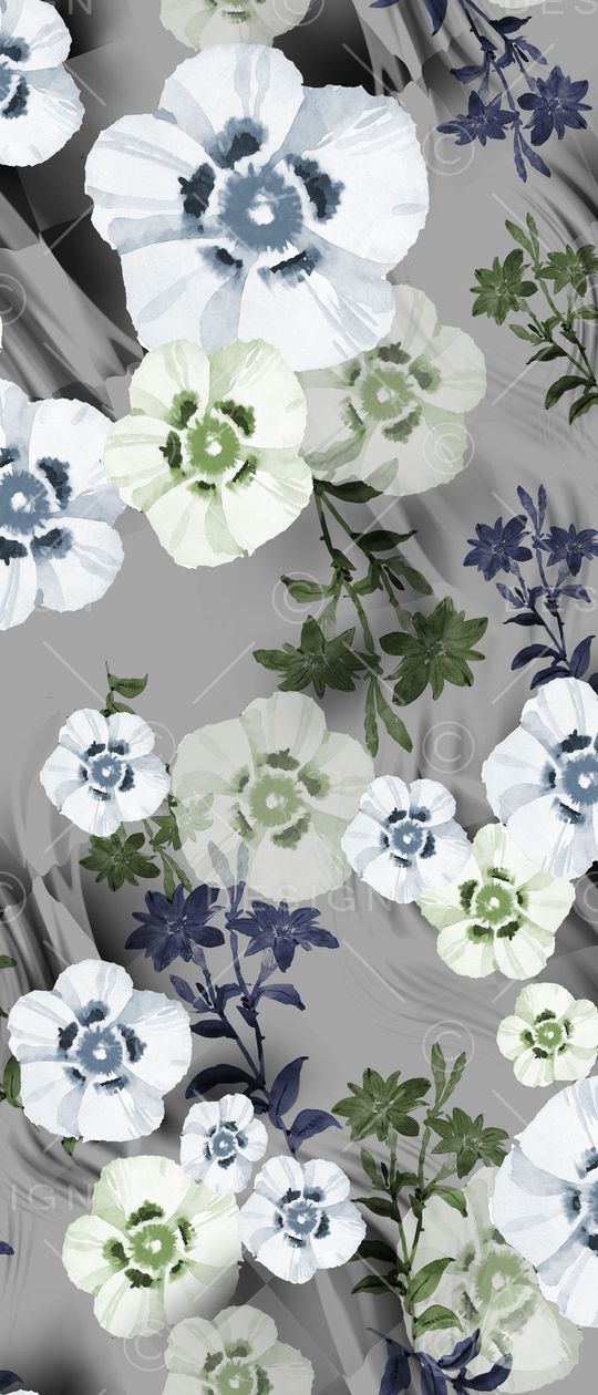 桃花朵朵印花华亿平台图片