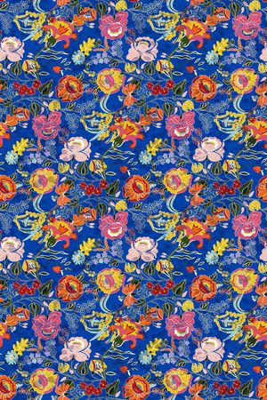 小碎花印花华亿平台图片