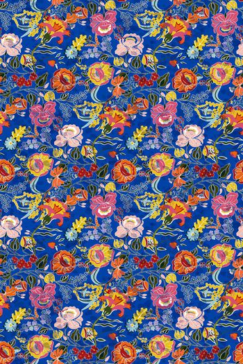 677458-手绘缠枝花 豹纹底纹