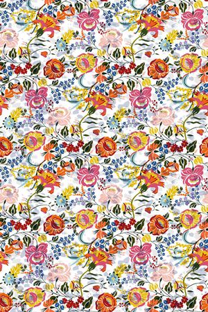 小碎花印花华亿平台图片