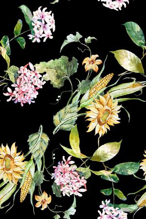 向日葵印花华亿平台图片