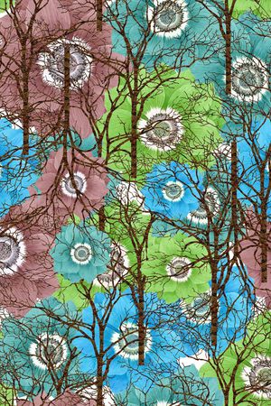 手绘印花华亿平台图片