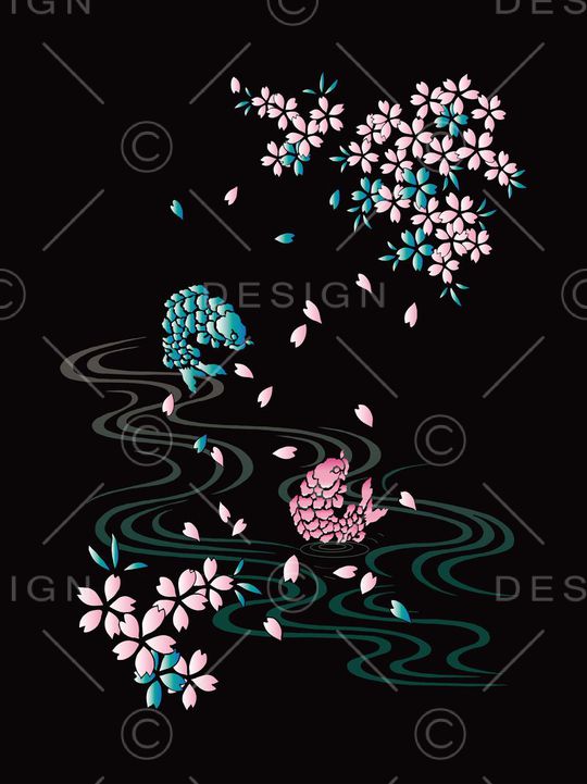 鱼印花华亿平台图片