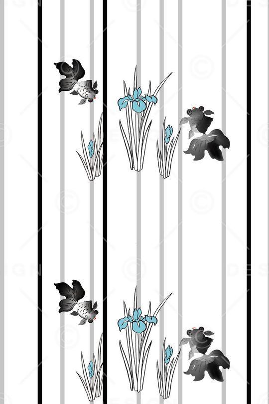 鱼印花华亿平台图片