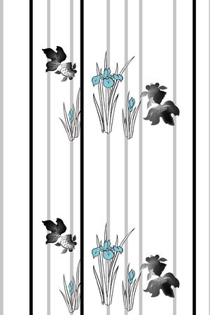 鱼印花华亿平台图片