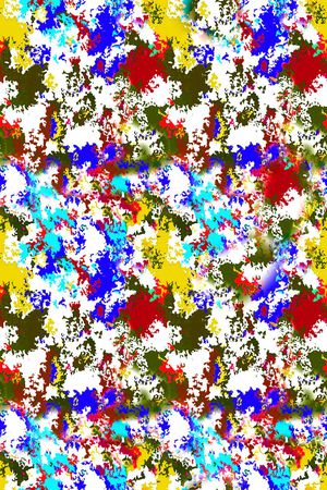 手绘、水彩、抽象纹理、女装印花华亿平台图片