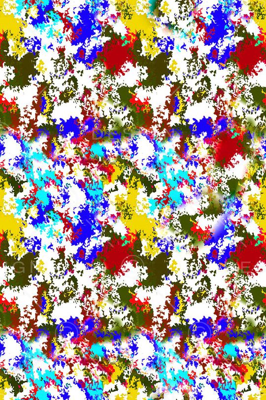 手绘、水彩、抽象纹理、女装印花华亿平台图片