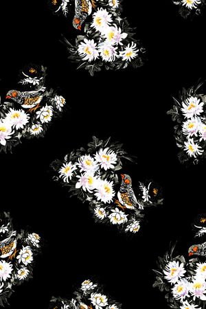 手绘印花华亿平台图片