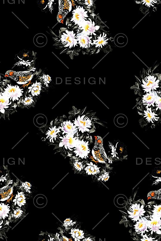 手绘印花华亿平台图片