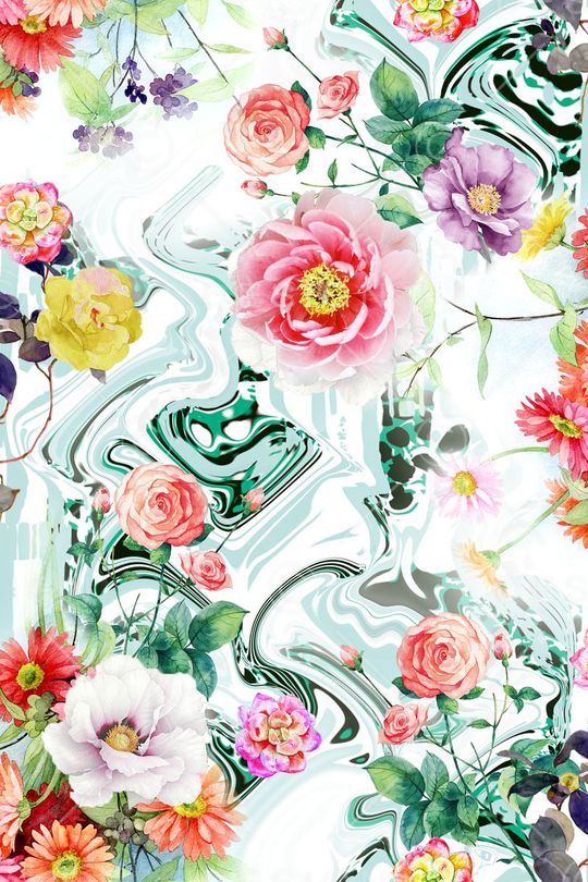 花朵印花华亿平台图片