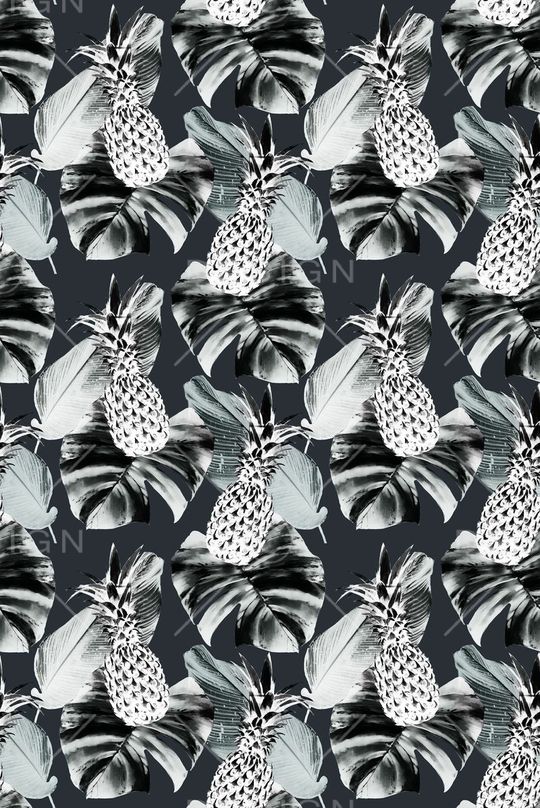 棕榈叶印花华亿平台图片