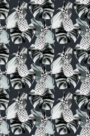 棕榈叶印花华亿平台图片