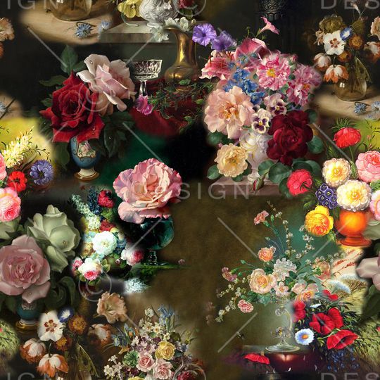 玫瑰印花华亿平台图片