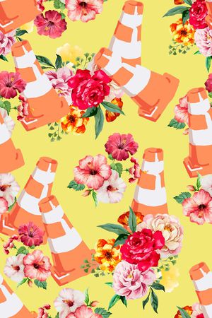 植物纹印花华亿平台图片