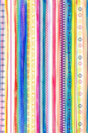 条纹几何印花华亿平台图片