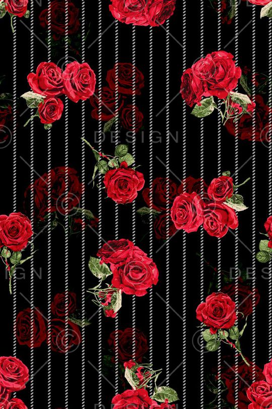 玫瑰印花华亿平台图片