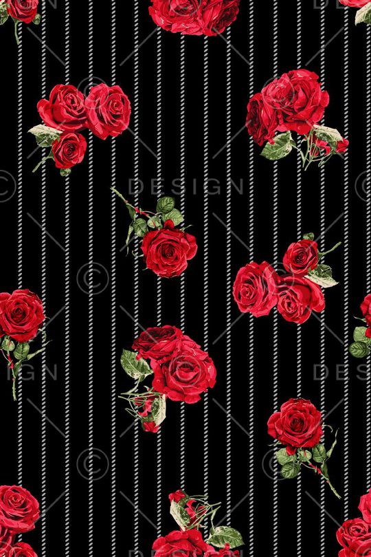 玫瑰印花华亿平台图片