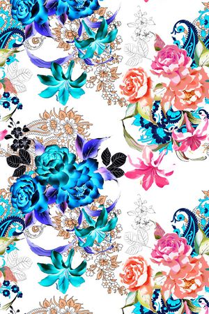 MAX-女装花卉印花华亿平台图片