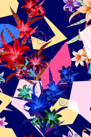 MAX-女装花卉印花华亿平台图片