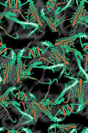 几何印花华亿平台图片