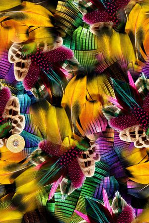 抽象印花华亿平台图片