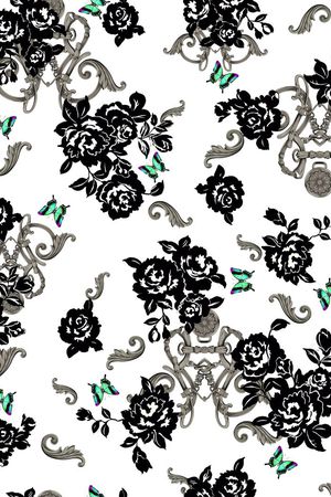 欧式印花华亿平台图片