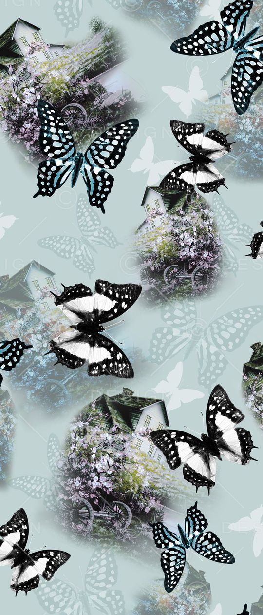 复古花卉印花华亿平台图片