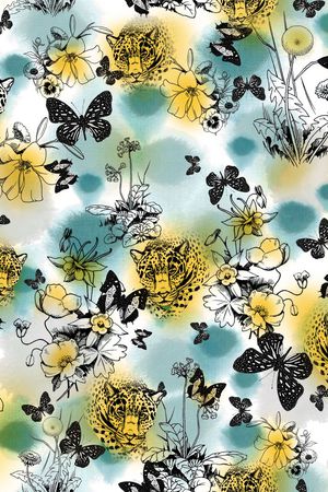 几何印花华亿平台图片