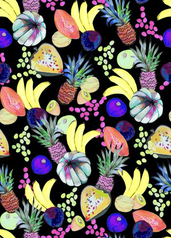 677995-手绘五彩水果