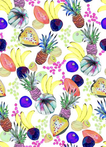 677996-手绘五彩水果B