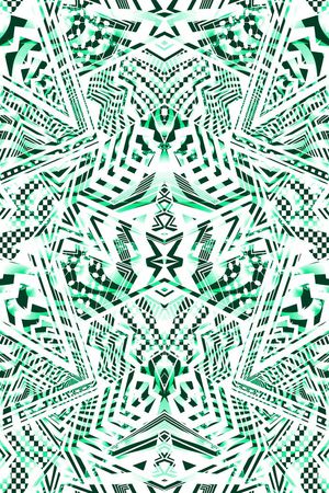 不规则几何印花华亿平台图片