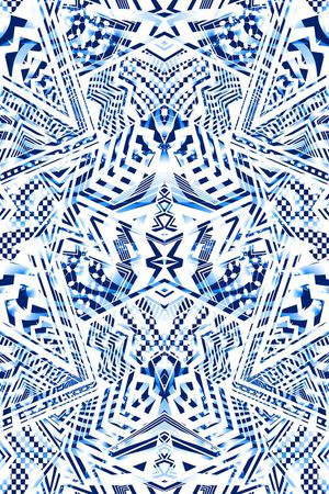 不规则几何印花华亿平台图片