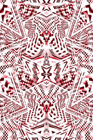 不规则几何印花华亿平台图片